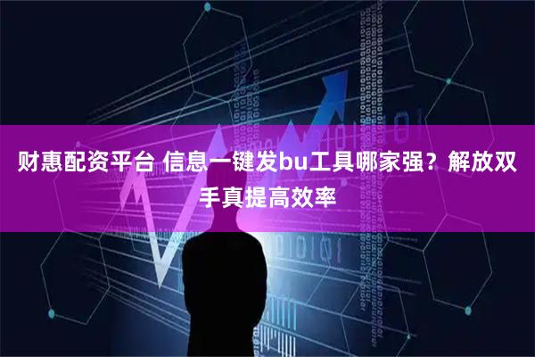 财惠配资平台 信息一键发bu工具哪家强？解放双手真提高效率